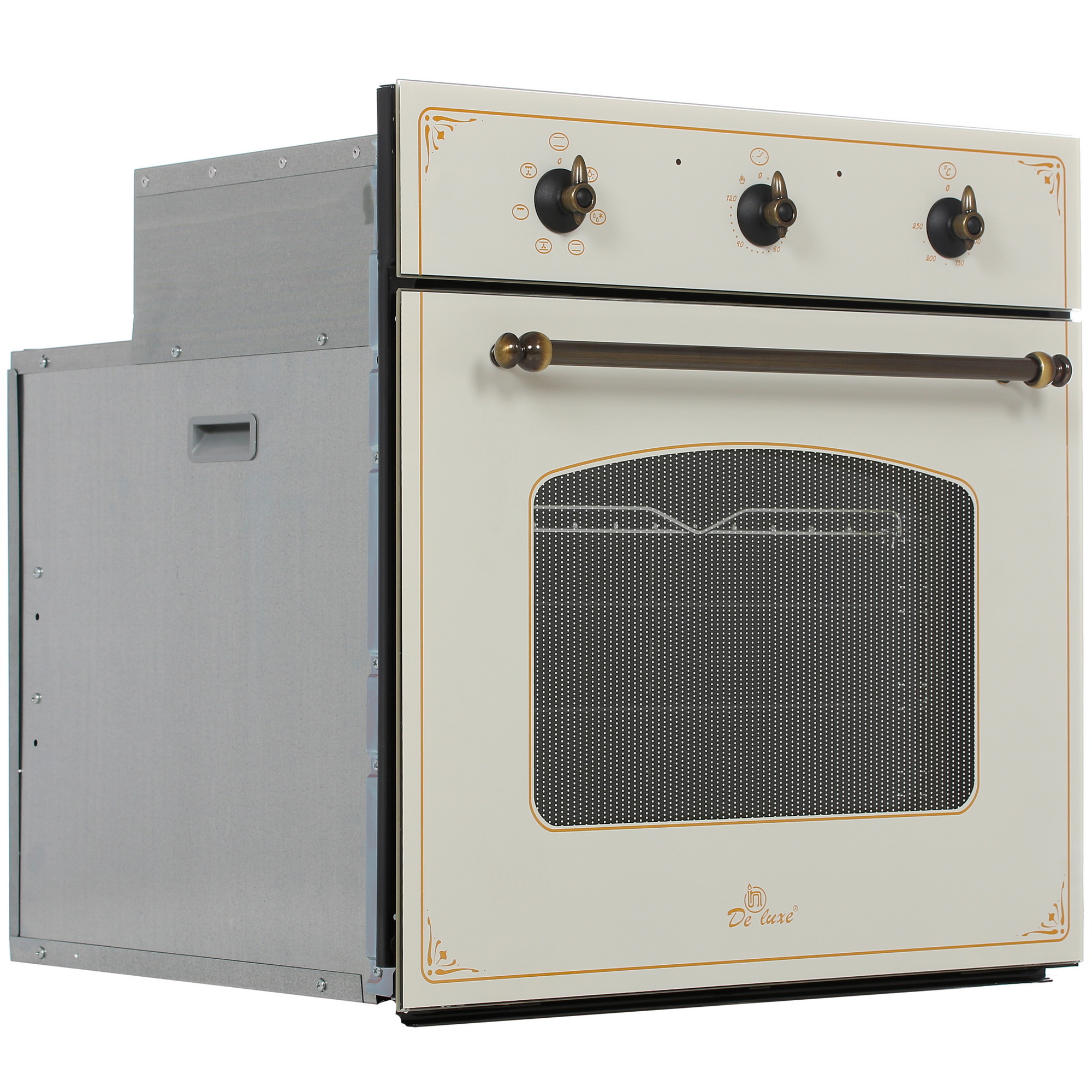 8121971 Электрический духовой шкаф De Luxe 6006.03эшв-037 бежевый STDN-0053495 - Вид №1