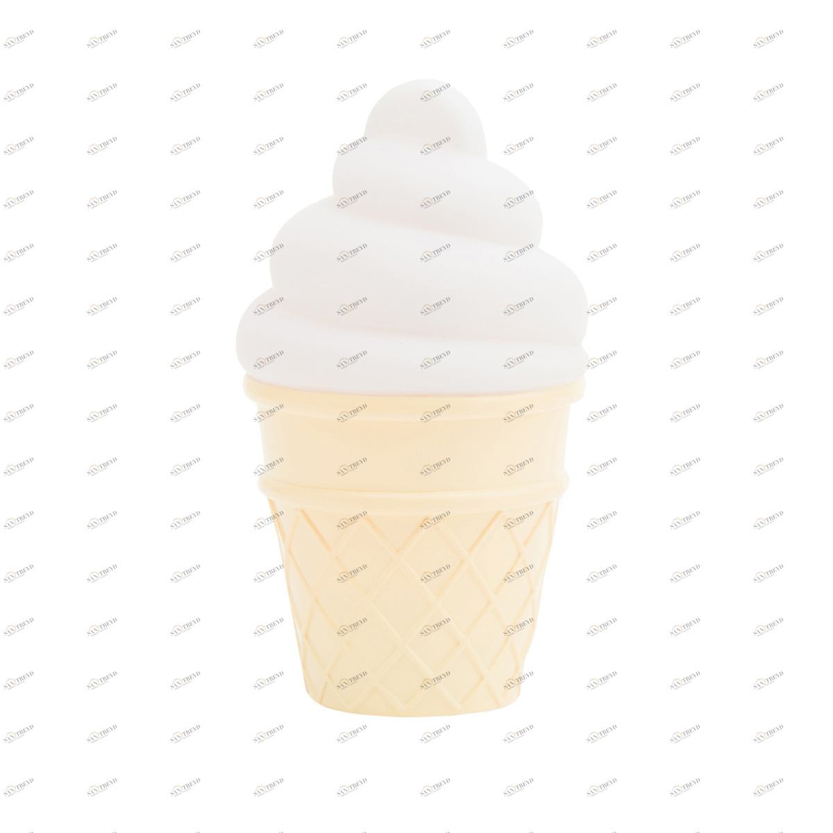 Ночник детский White Ice Cream LITTLE LOVELY COMPANY  281729 Белый;желтый Santreyd 