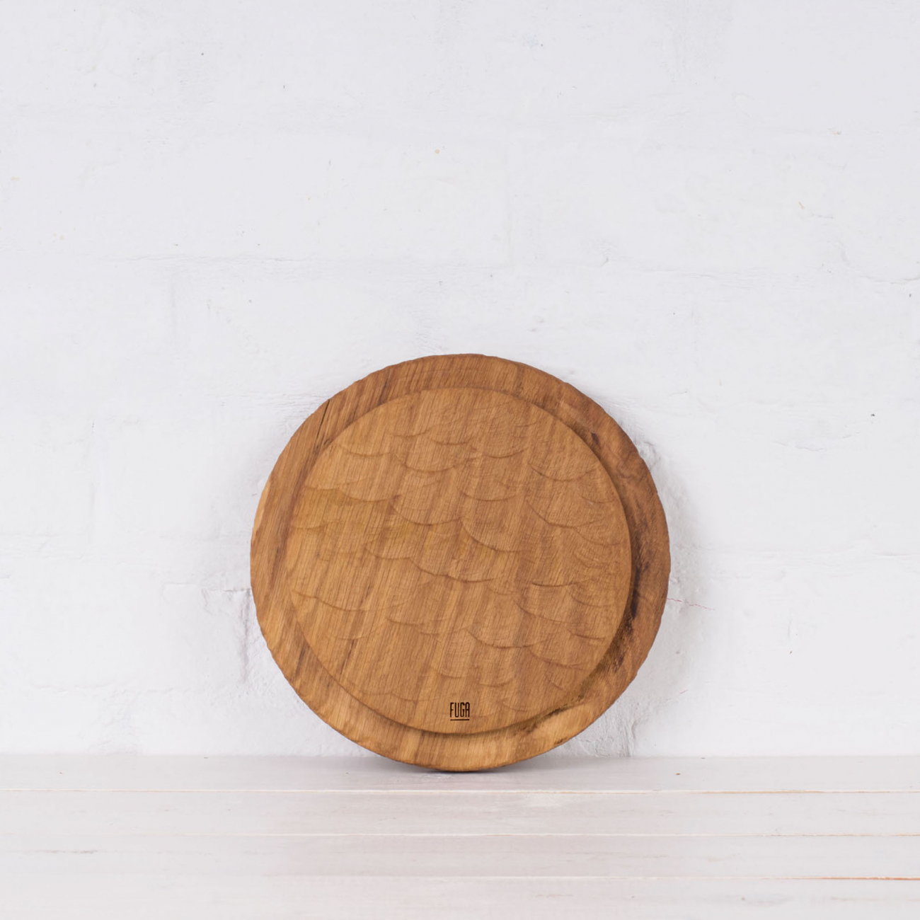 Тарелка светло-коричневая FUGA ECO WOOD 123586 Коричневый  - Вид №1