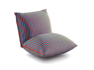 Модульное садовое кресло из ткани