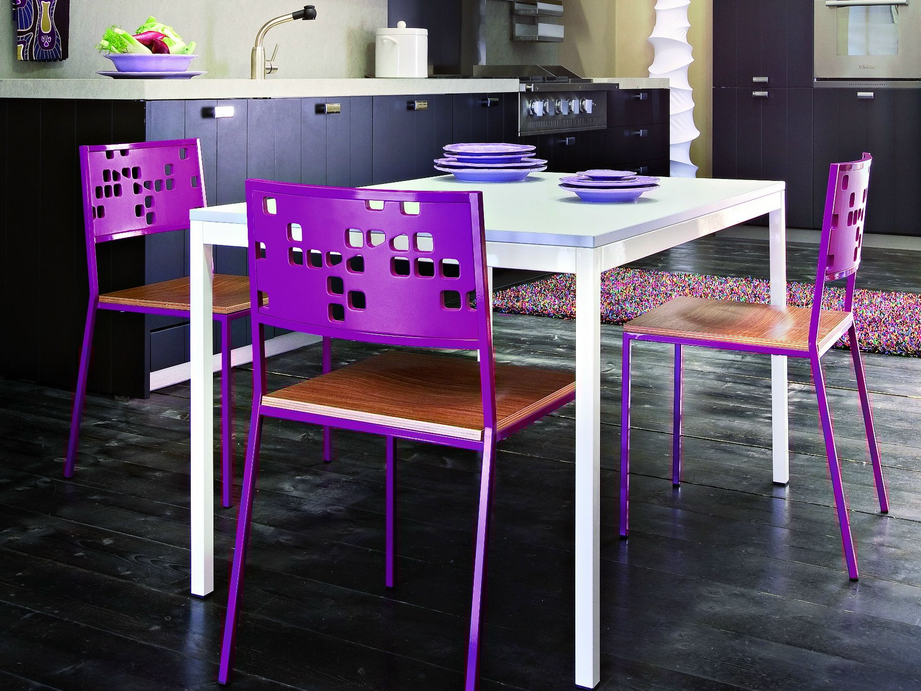 Прямоугольный стальной стол ALMA DESIGN ARCH-00122438 - Вид №2