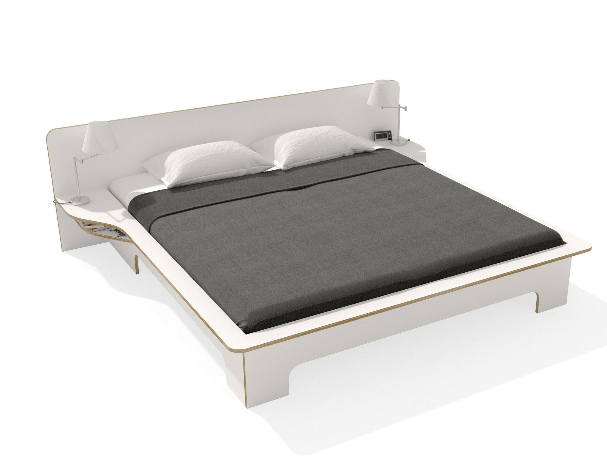 Двуспальная кровать из фанеры Müller Small Living самолет ARCH-00138117 - Вид №17