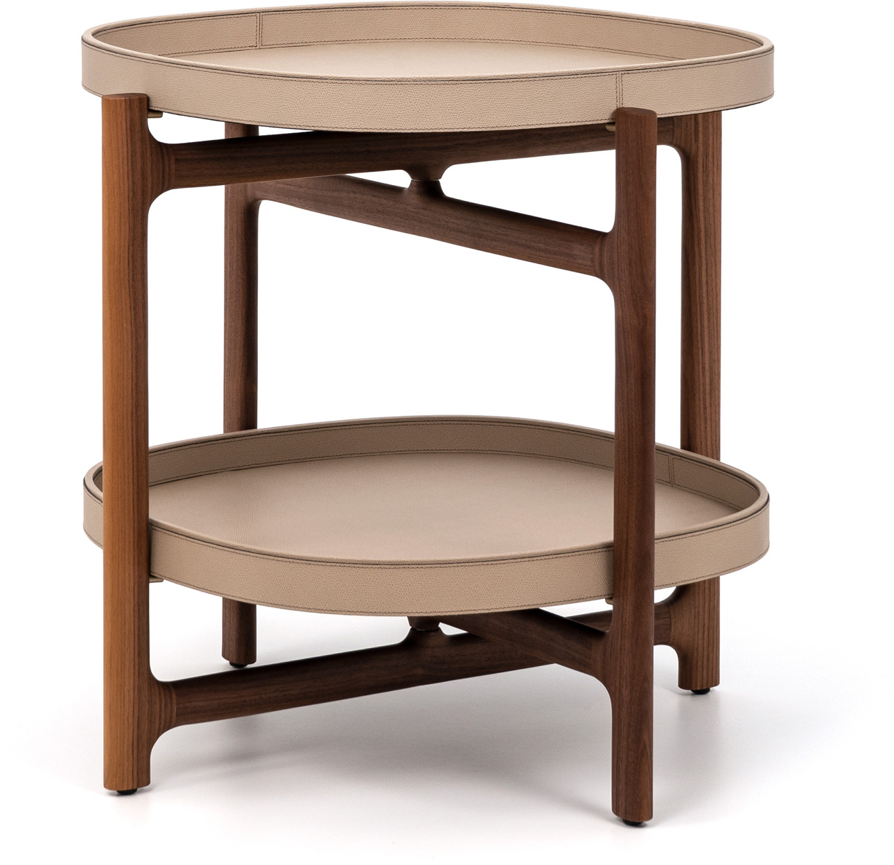 Складной столик Челси - 60X60XH55 см / зернистая кожа_темно-синий