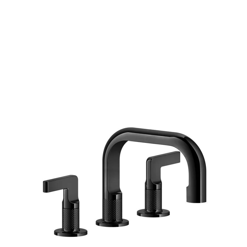 Группа умывальников 58012 706 Gessi Inciso ЧЕРНЫЙ МЕТАЛЛ PVD 58012706