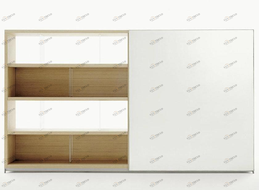 Maxalto Открытый деревянный книжный шкаф Mida sun-id-1457041