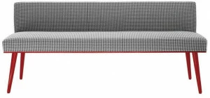 HC28 Cosmo Скамья со спинкой, обитая тканью  A05