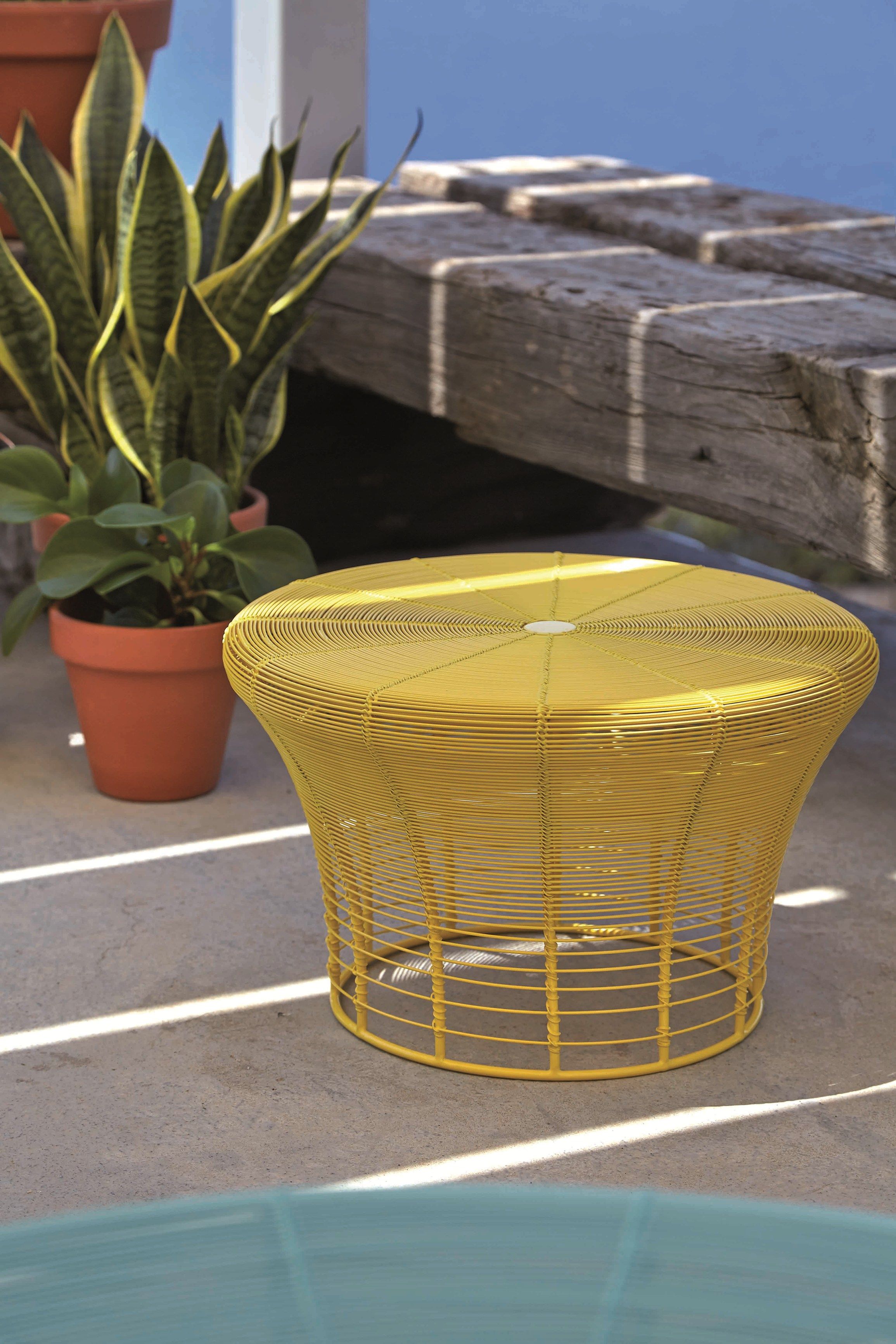 Железный круглый низкий журнальный столик GAN ARCH-00135191 - Вид №4