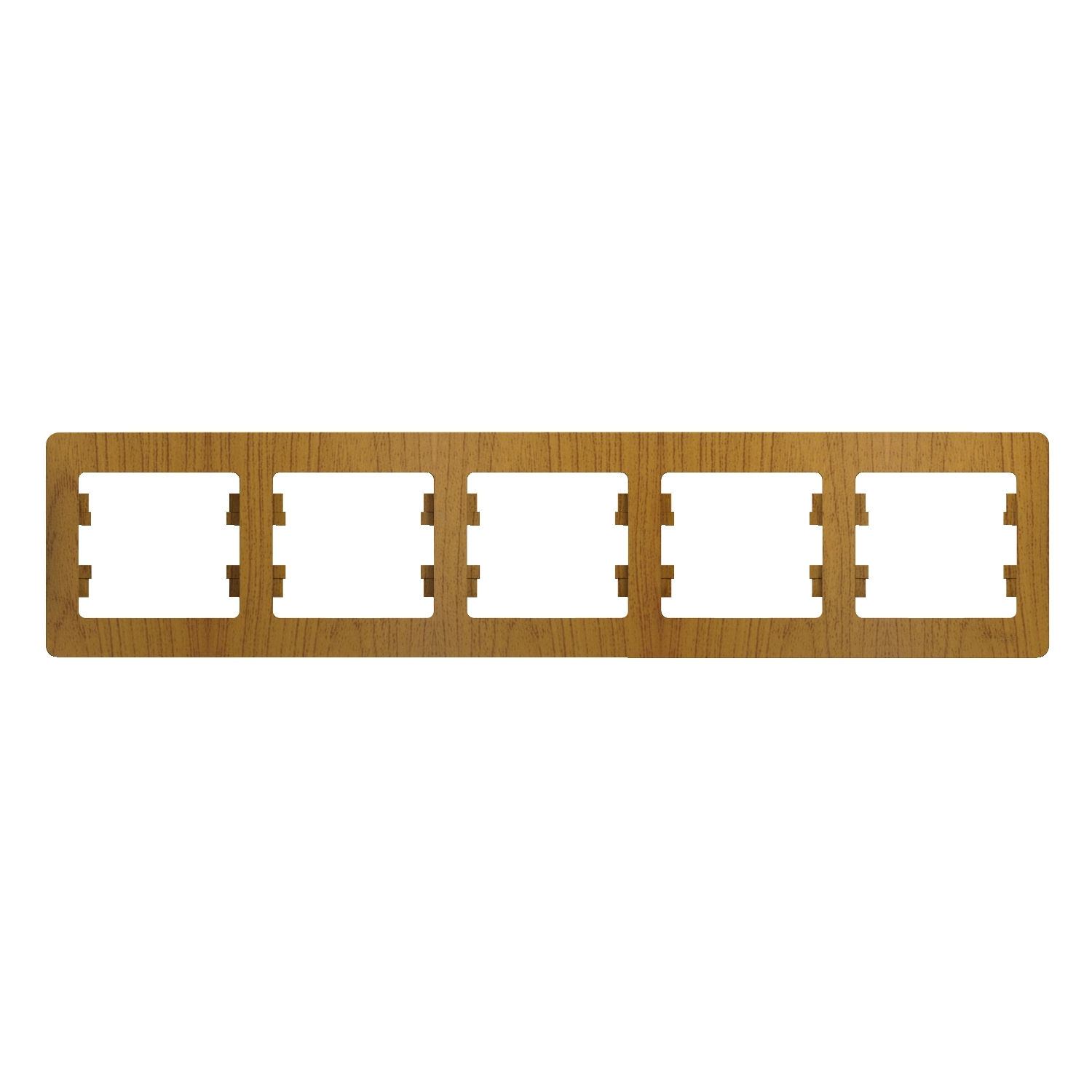 GSL000505 Рамка 5 постов , горизонтальная, дуб Schneider Electric Glossa 
