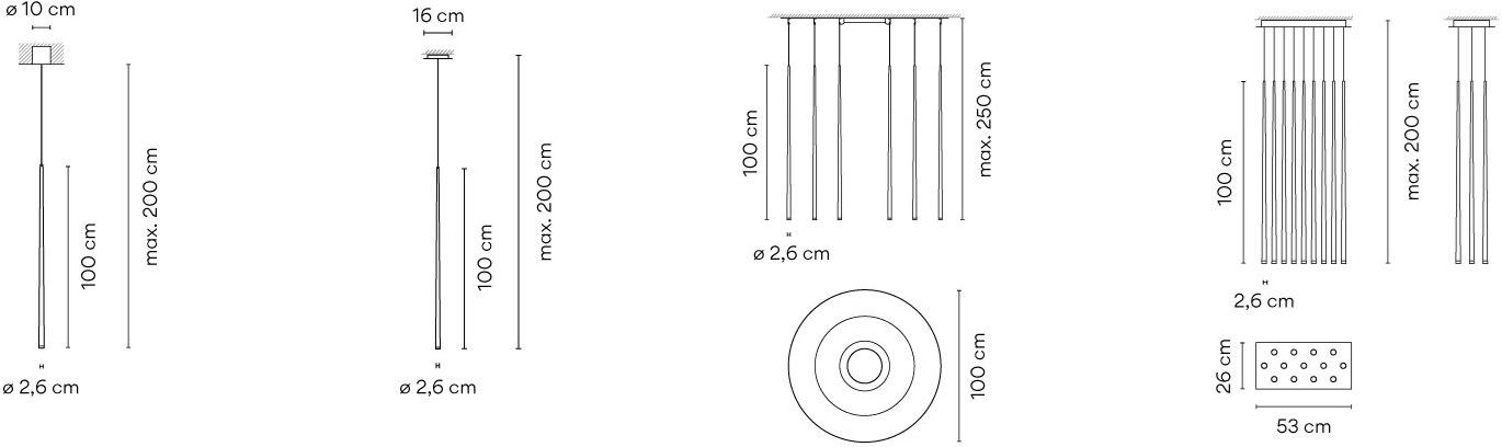 Vibia Светодиодная подвесная лампа Slim sun-id-1485295 - Вид №9