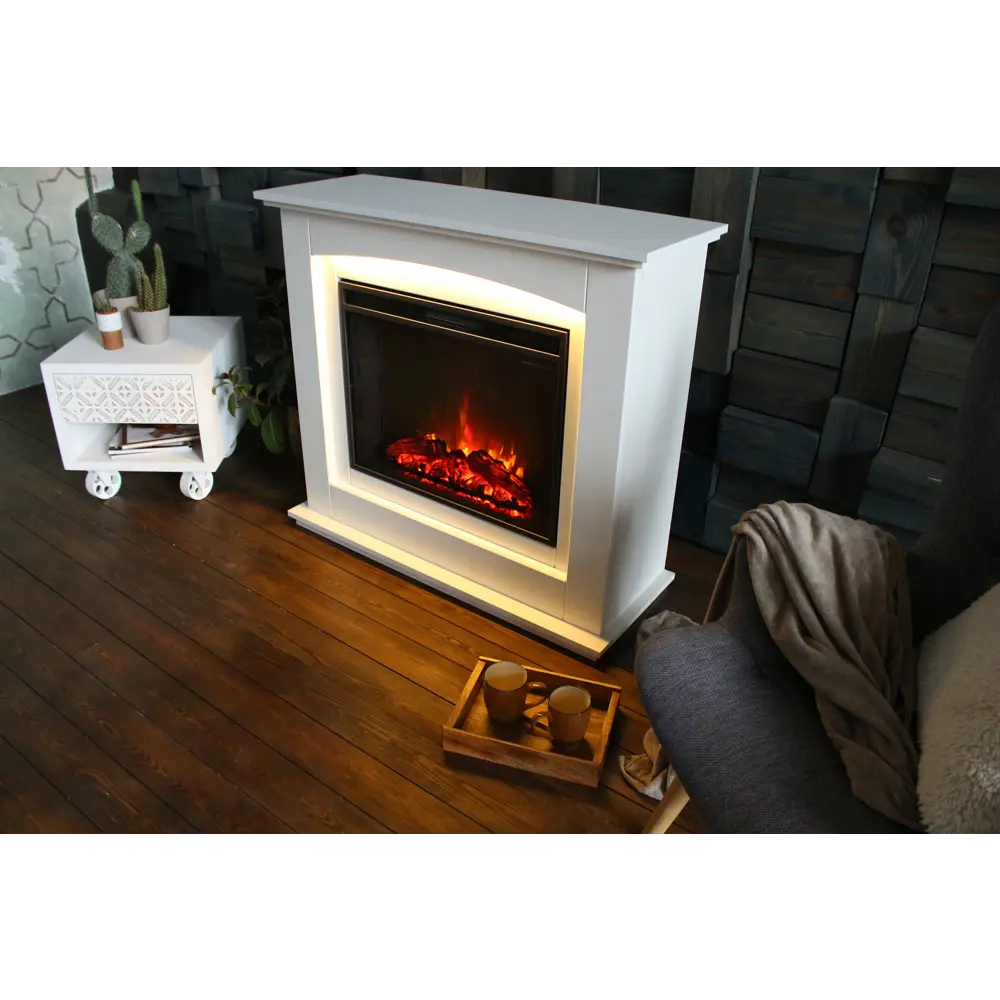 Обрамление для электрического камина Canada 25.5 WT с подсветкой 82811818 STLM-2025884 REALFLAME  - Вид №11