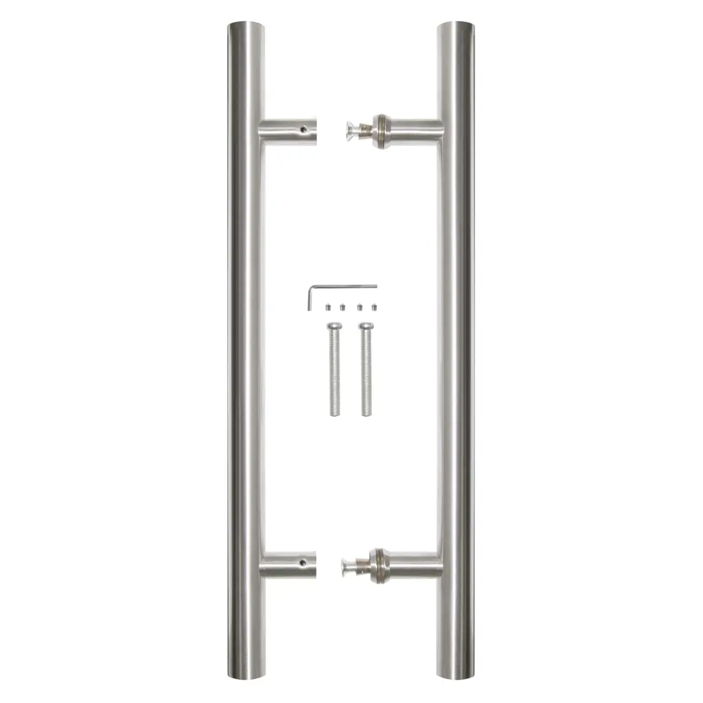 Дверная ручка-скоба Fuaro PULL.PH25/300.22 INOX 201 в стиле никель 89416627 STLM-1565942