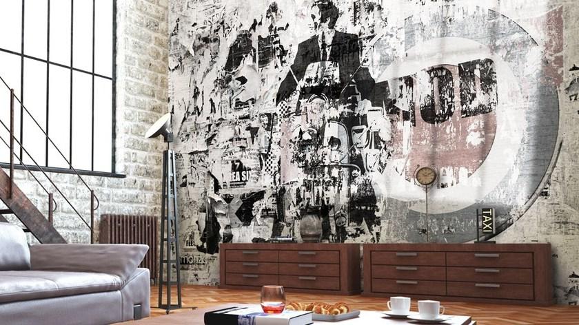 GLAMORA Виниловые обои под кирпич Urban sun-id-1376646 - Вид №2