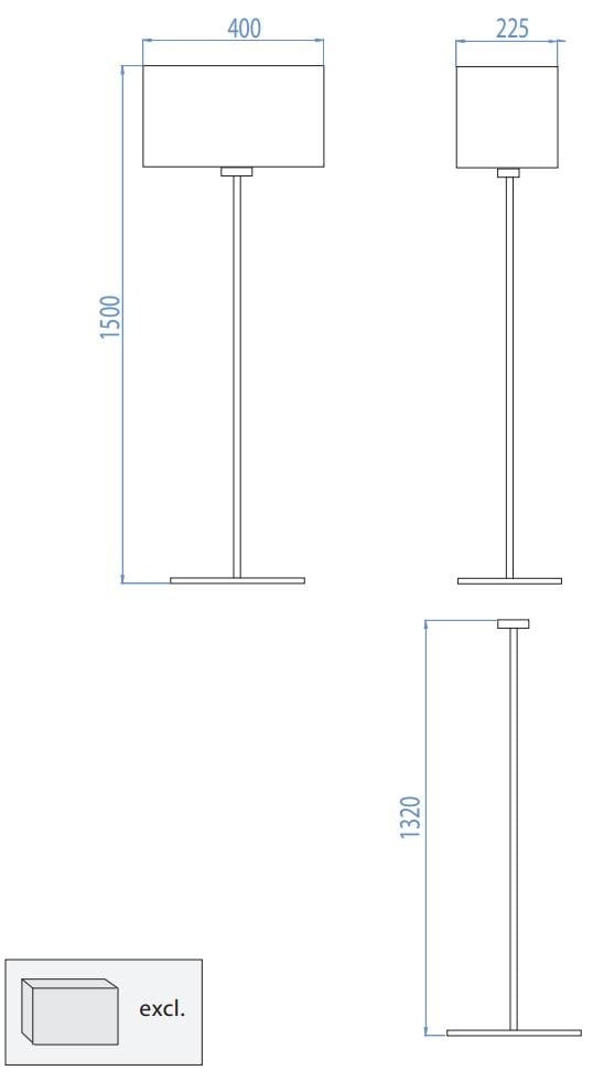 Стальной торшер Astro Lighting Park Lane ARCH-00054292 - Вид №5
