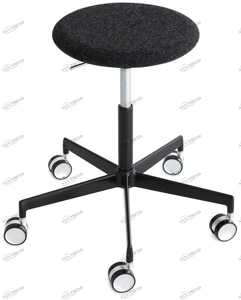 Lapalma Поворотный табурет из ткани на колесиках Lab S72