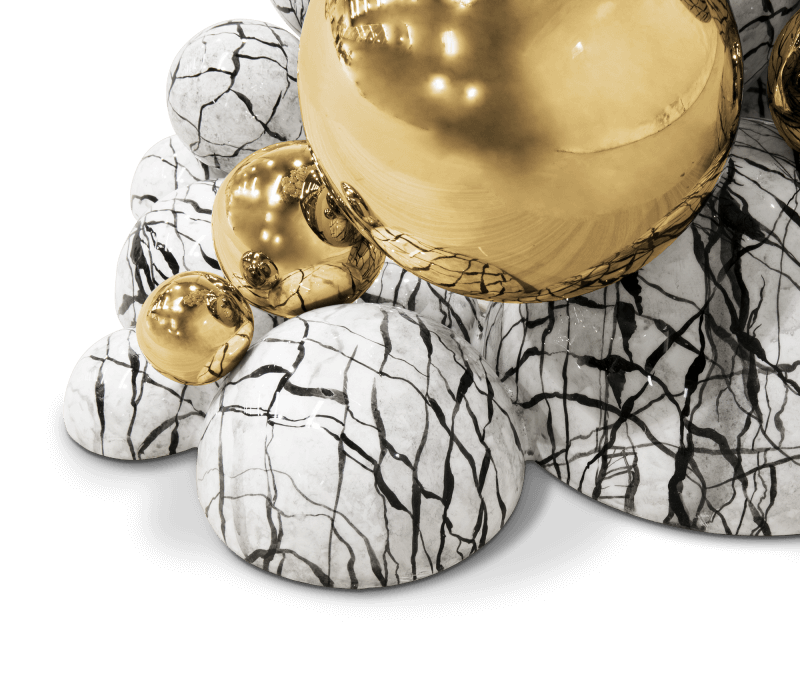 0-110 Консоль Newton из искусственного мрамора Boca Do Lobo  - Вид №15