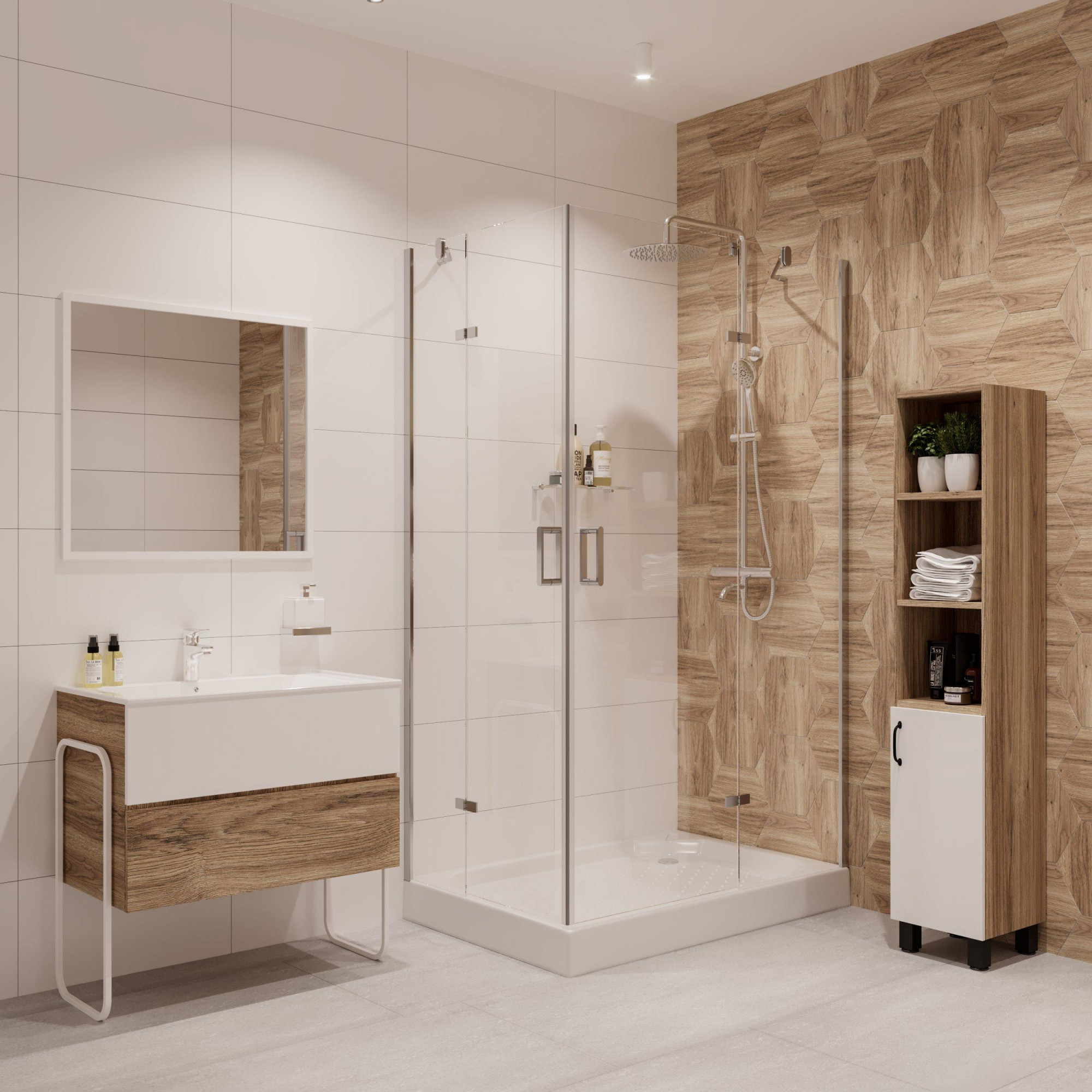 Душевое ограждение NG- 6617-08 (120*80*190) прямоугольник, двери распашные, 1 место Niagara Nova 66170811