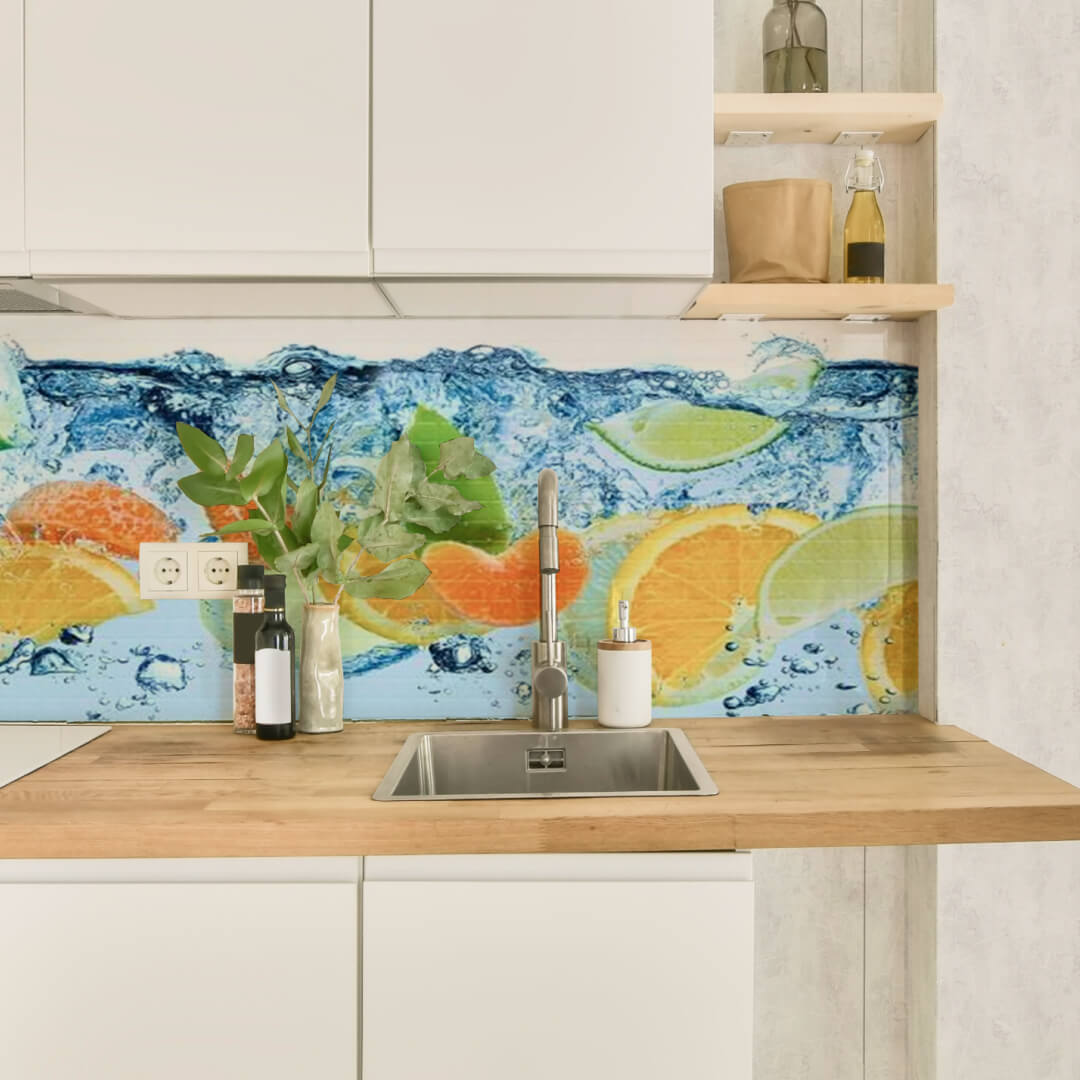 Панель ПВХ 0,3 мозаика Цитрусовый бум STELLA STSR-765 - Вид №2