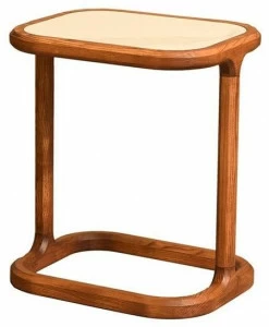 Morelato Прямоугольный журнальный столик со столешницей из ясеня и мрамора Bellagio