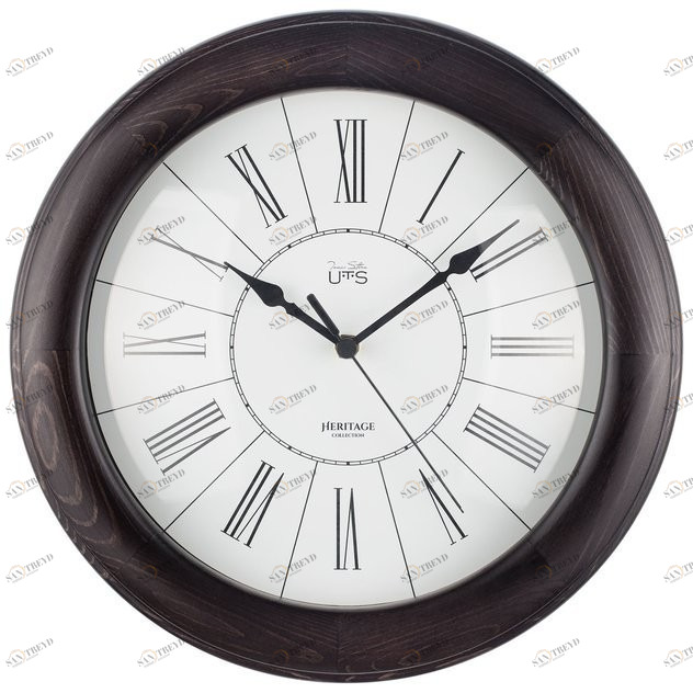 Часы настенные темно-коричневые деревянные Tomas Stern 7029 TOMAS STERN ДИЗАЙНЕРСКИЕ 00-3872713 Коричневый 