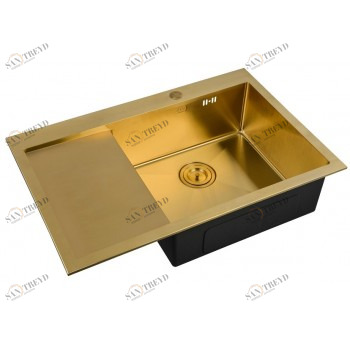 Zorg SZR-7851-R BRONZE Мойка кухонная прямоугольная Zorg 