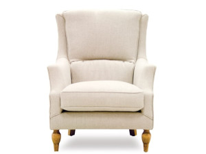 Тканевое кресло с подлокотниками