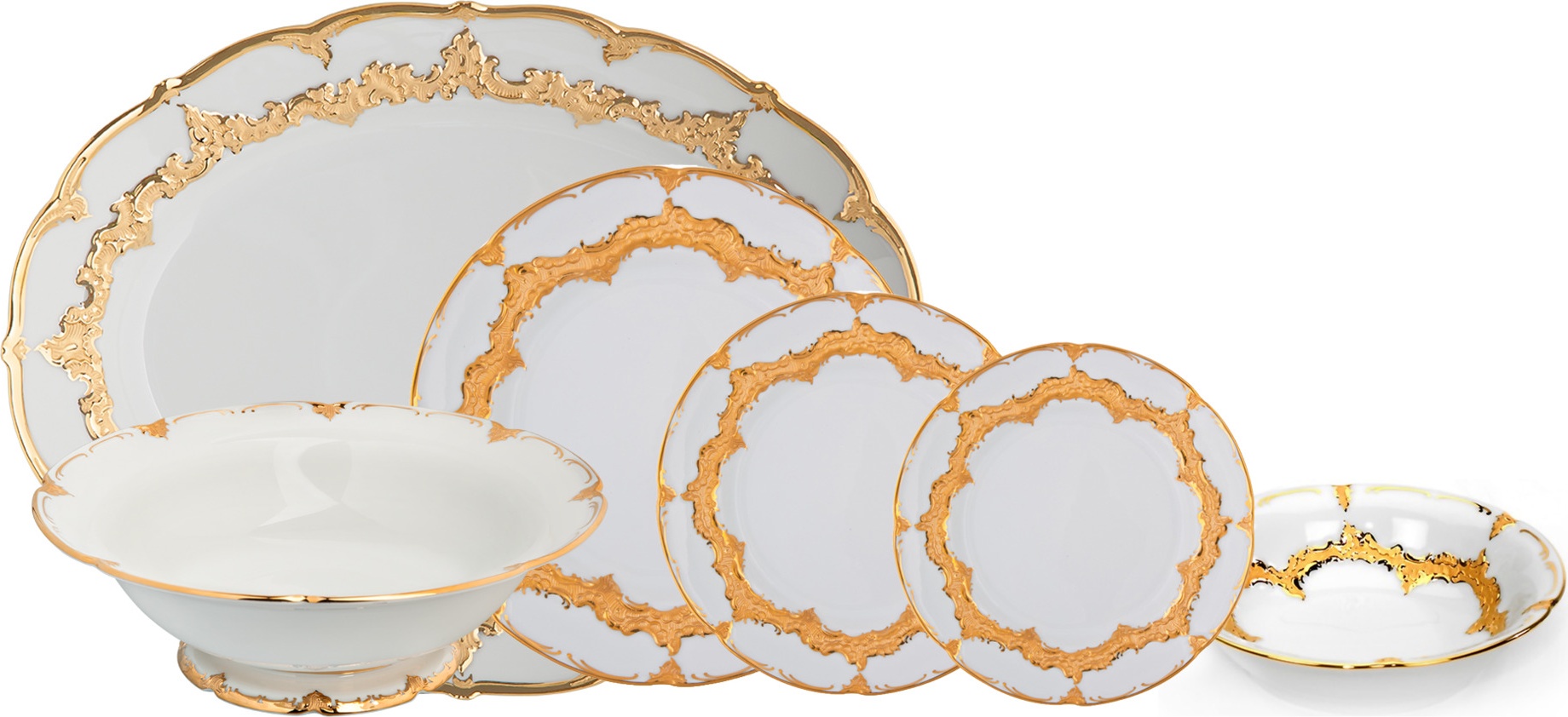 10618737 Meissen Сервиз столовый 6/27 "Форма - Б" Фарфор 