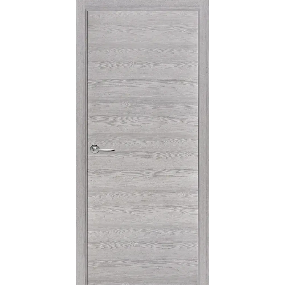 Комплект двери глухая 70x200 см Hardflex цвет ясень серый с добором 150 мм ПРИНЦИП STLM-2182564