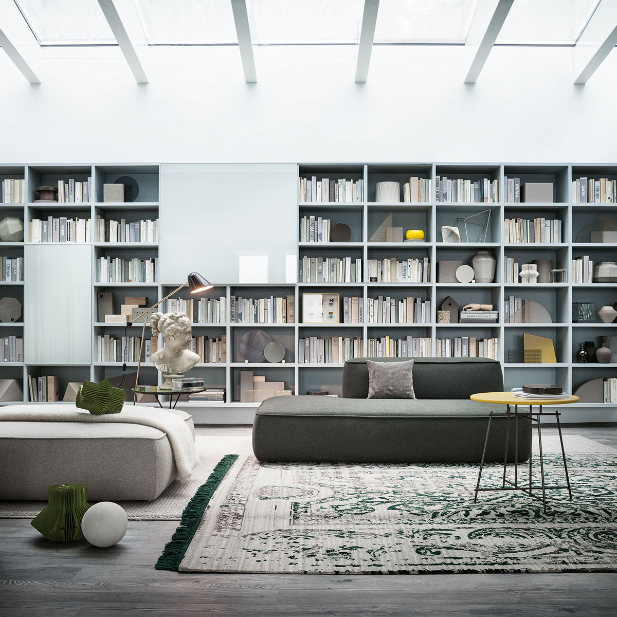 Модульный диван Goff угловой белый ICON DESIGNE ДИЗАЙНЕРСКИЕ 178088 Белый  - Вид №25