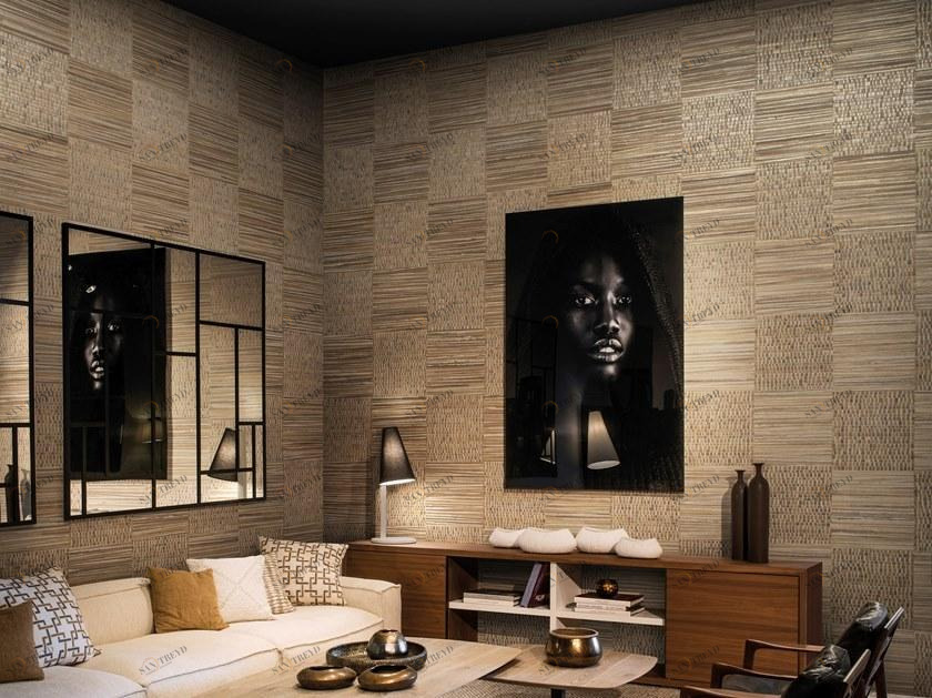 Omexco Узорчатые обои из банановой коры Seraya sun-id-1493766