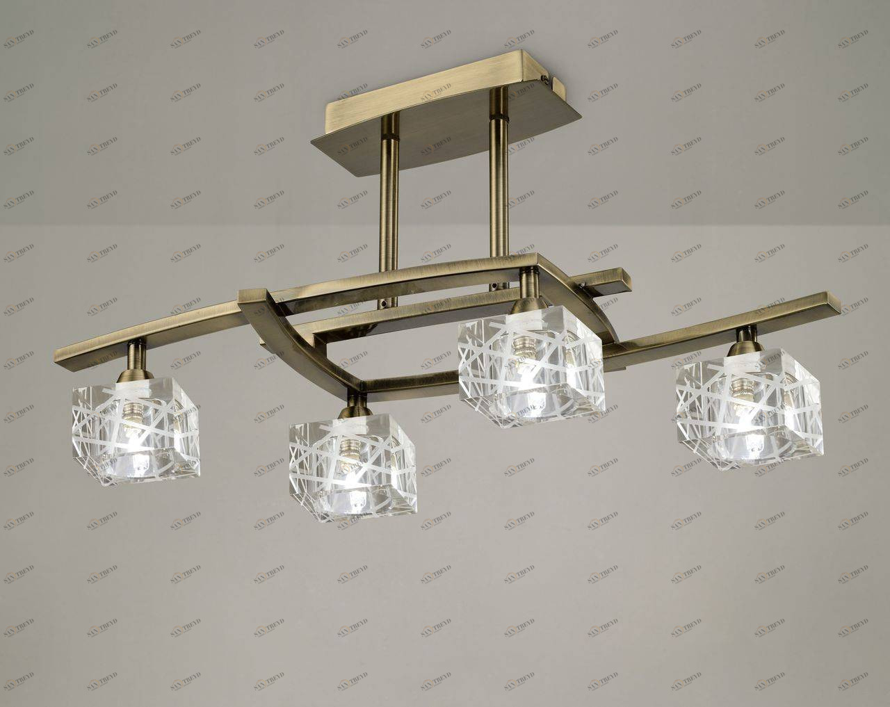 Потолочная люстра Mantra Zen 1430 MANTRA ДИЗАЙНЕРСКИЕ, ZEN 058208 Бронза 