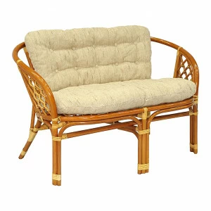 Диван мягкий, ротанг, бежевый Lazy ЭКО ДИЗАЙН ПЛЕТЕНАЯ 009638 Бежевый