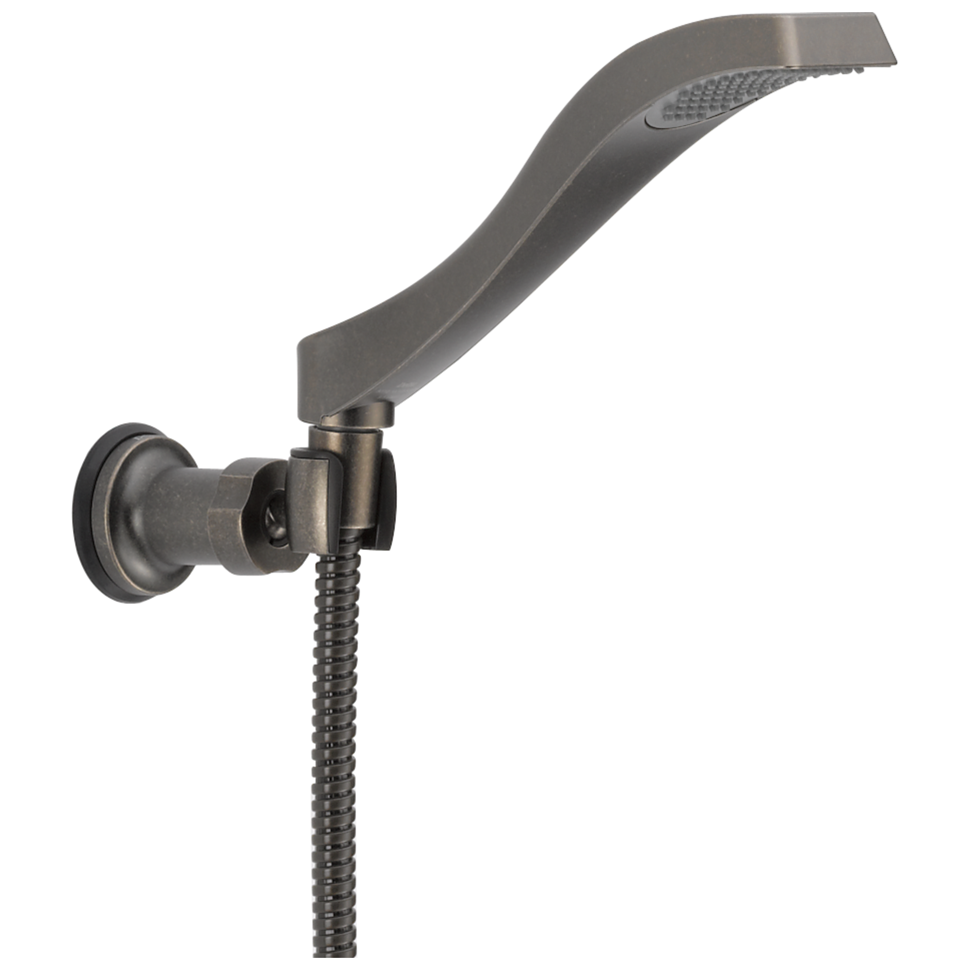 55051-PT Регулируемый настенный ручной душ премиум-класса с одной настройкой Delta Faucet Dryden Выдержанный оловянный 