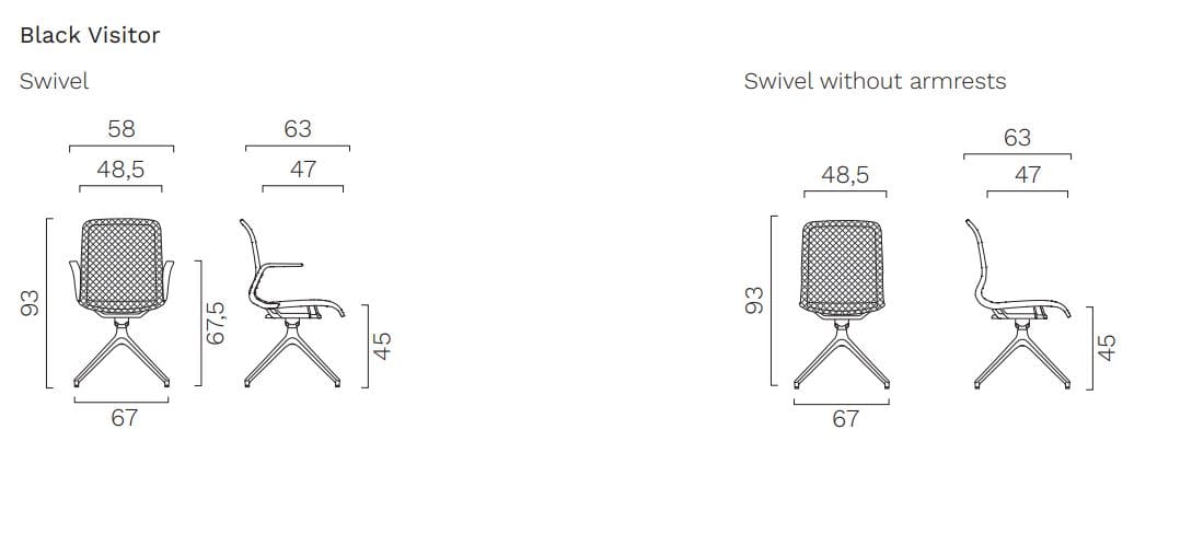 Офисное кресло из ткани на насесте FREZZA Джоди ARCH-00031399 - Вид №8