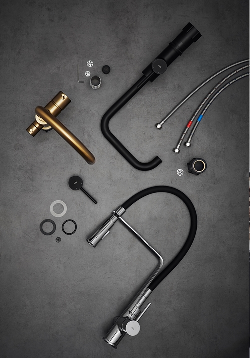 1382010 Кухонный Смеситель Хром С Переключателем Посудомоечной Машины ... Hafa  Хромированный  - Вид №4