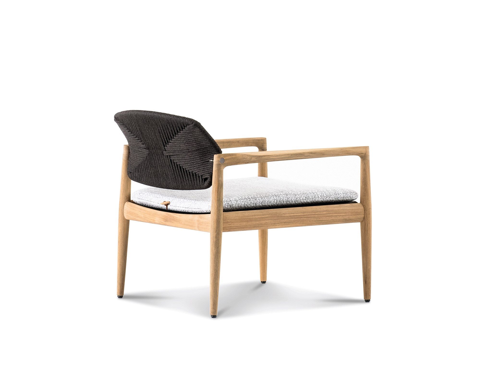 Открытый стул из тика и полиэфирной веревки Minotti Yoko Cord Outdoor ARCH-00085448 - Вид №3