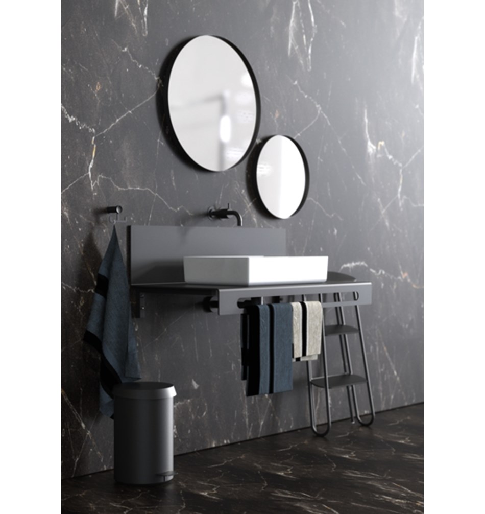 FROST Корзина для мусора 350 » черный Нержавеющая сталь Черный N3002-B  - Вид №5