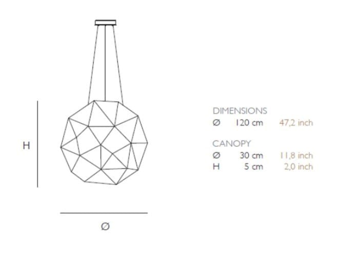 Металл ручной работы светодиодный подвесной светильник Quasar Cosmos ARCH-00033929 - Вид №8