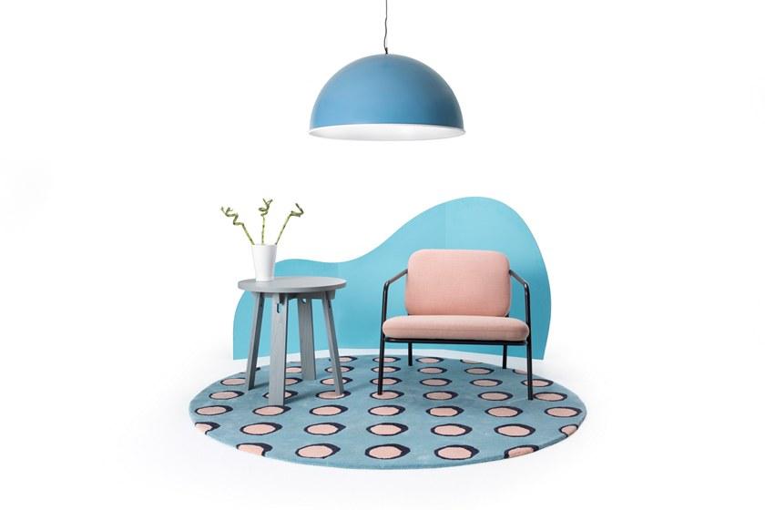 Deadgood Кресло с обивкой из ткани с подлокотниками Working girl Wg5s - Вид №3