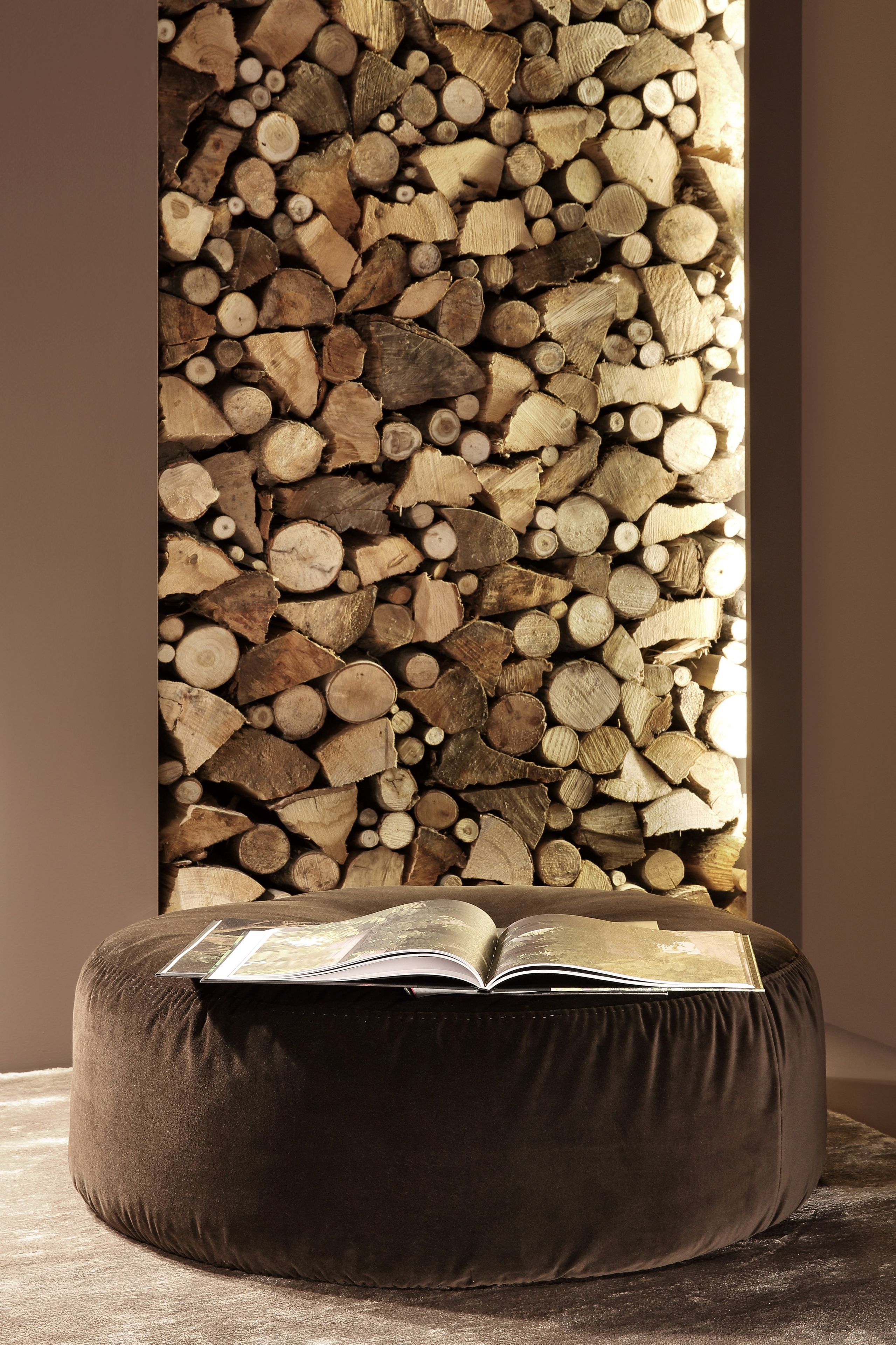 Круглый пуф из ткани Meridiani Скотт ARCH-00152387 - Вид №2