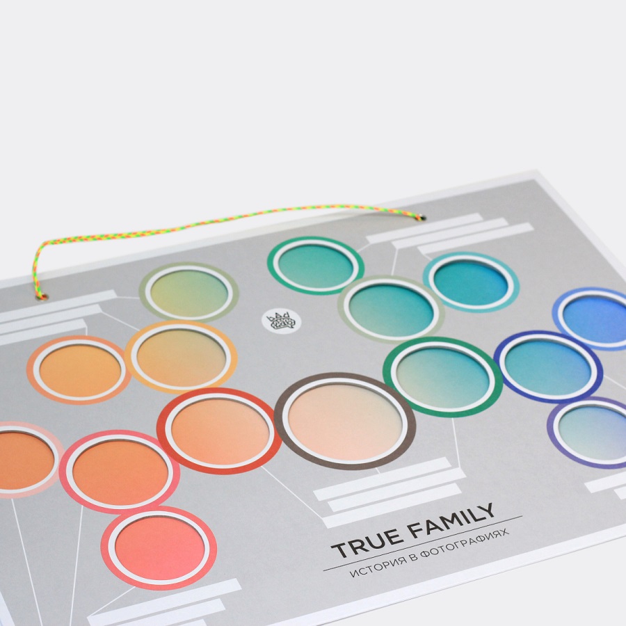 O450 Коллаж-семейное древо true family BadLab  - Вид №4