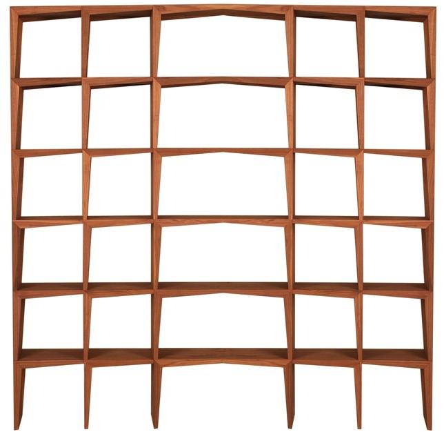 Morelato Открытый двухсторонний книжный шкаф из орехового дерева  Art. 3620/n  - Вид №5