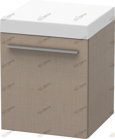 XL270407575 Мобильная тумба X-Large #XL2704 400 x 400 мм Лен, декор Duravit