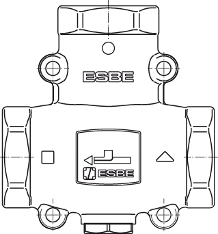 5102 09 00 VTC511Ротационные устройства » Esbe серии VTC500  - Вид №1