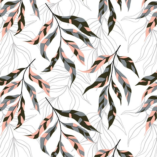 Стеновые панели - Терраццо ливз LIGRON LIST82 2355 - Вид №8