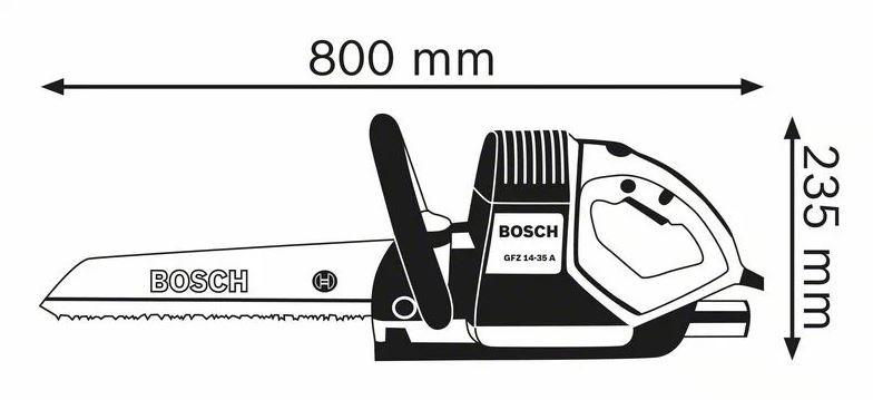 BOSCH PROFESSIONAL Электрическая бензопила sun-id-1412845 - Вид №1