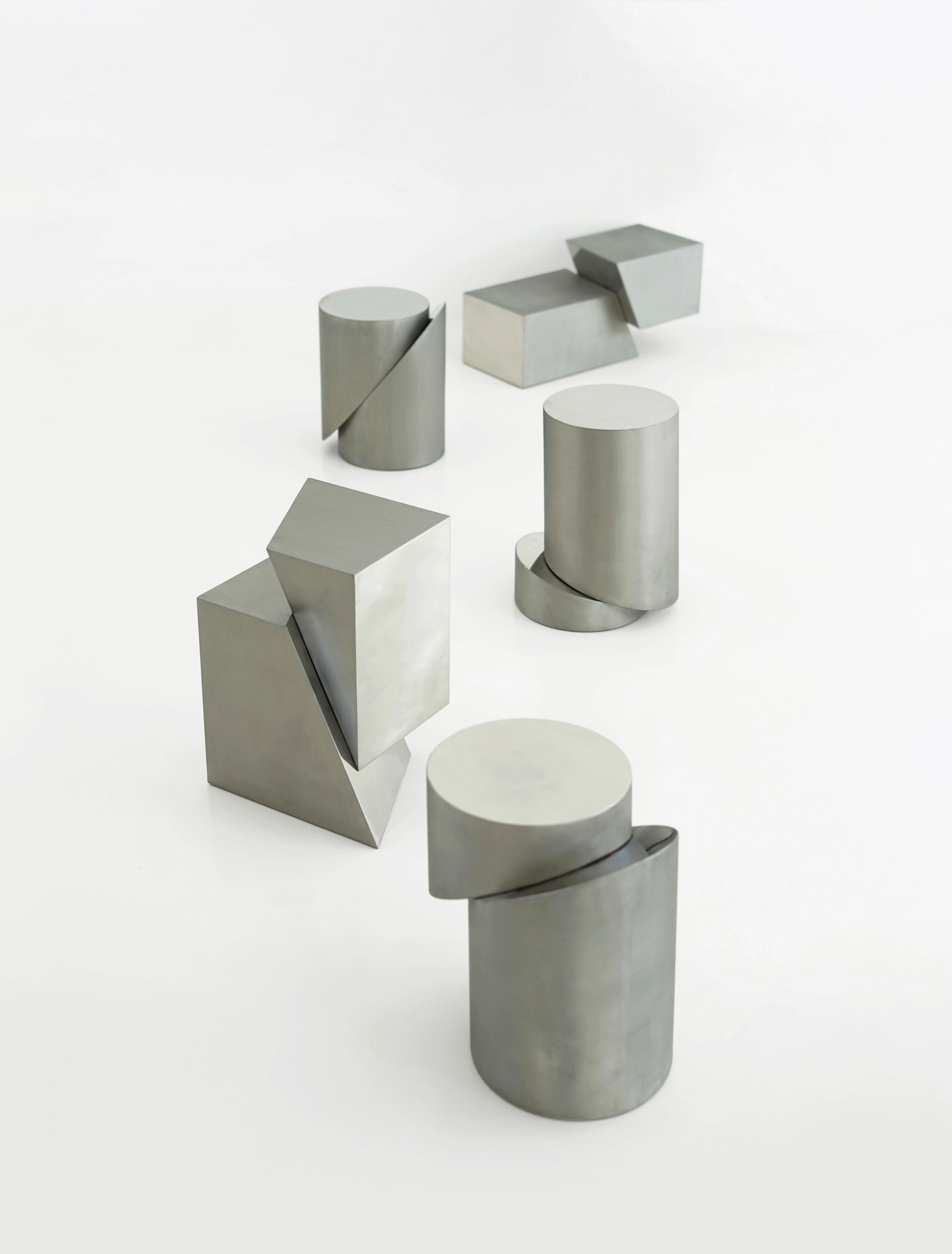 Низкий журнальный столик из нержавеющей стали Movimento Gallery SLICE ARCH-00034594 - Вид №2