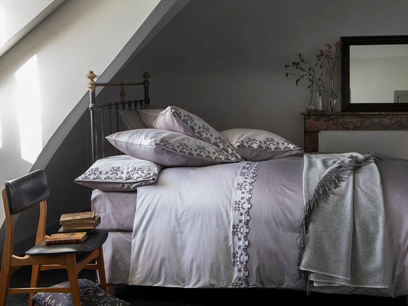 Alexandre Turpault Наволочка, вышитая из хлопка с цветочными мотивами Rhapsody sun-id-1512418 - Вид №6