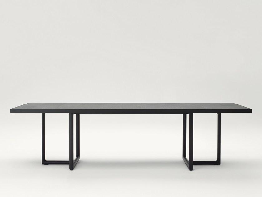 Paola Lenti Садовый стол со столешницей из натуральной лавы Portofino sun-id-1446941 - Вид №1