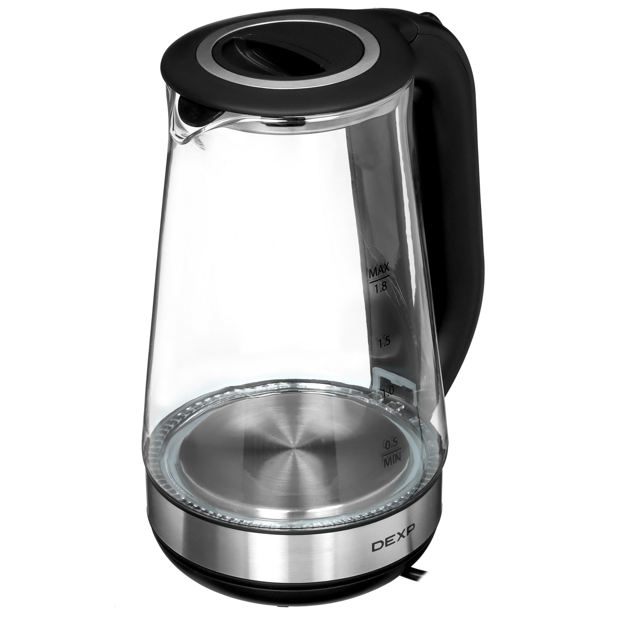 9072289 Электрочайник DEXP EK-12GJB черный STDN-0139406 - Вид №2