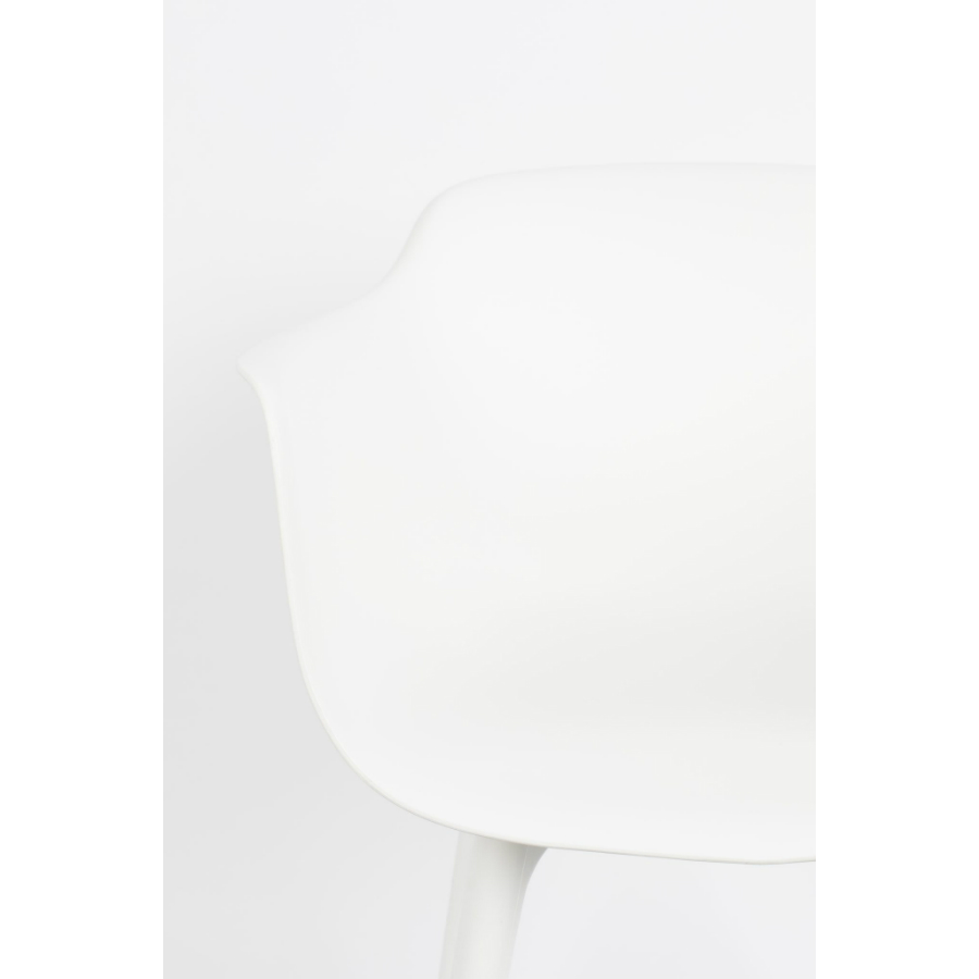 Кресло Mae, белое White Label Living 1200163 - Вид №10